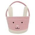 thumbnail image 1 of LZLINGMEI Bunny Basket with Handle,Gift Basket Gifts Tote Bags Egg Hunt Basket for Boys, Girls, 1 of 13