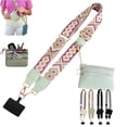 thumbnail image 1 of LZLINGMEI Cell Phone Strap for Phone with Wallet Crossbody Phone String with Zipper Pouch,Phone Strap Crossbod, 1 of 8