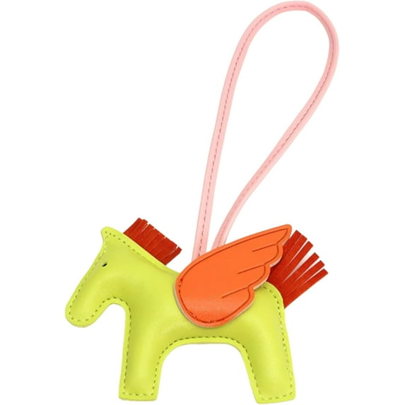 LZLINGMEI Cute Keychains for Women Vegan Leather Bag Charms Purse Charms for Handbags Preppy Stuff Designer Car Accessories