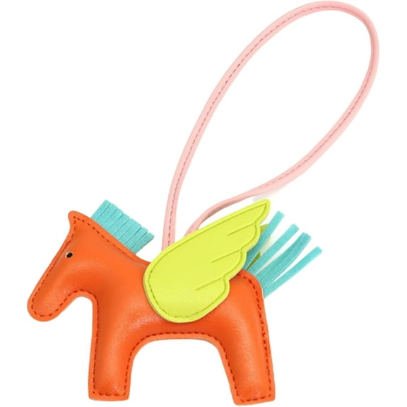LZLINGMEI Cute Keychains for Women Vegan Leather Bag Charms Purse Charms for Handbags Preppy Stuff Designer Car Accessories