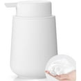 thumbnail image 1 of LZLINGMEI Foaming Hand Soap Dispenser Plastic,Modern Minimalist Style for Bathroom & Kitchen Countertop Refillable, 1 of 12