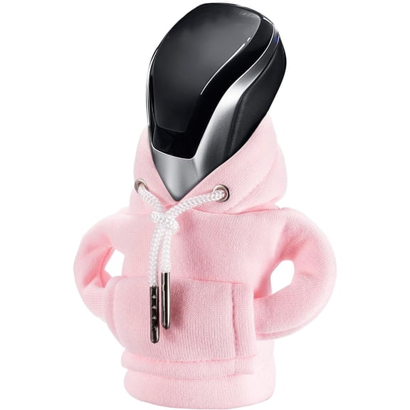 LZLINGMEI Gear Shift Hoodie, Universal Car Shift Knob Cover, Mini Hoodie for Car Shifter, Automotive Interior Cute Gadgets, Car Accessories and Decorations