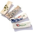 thumbnail image 1 of LZLINGMEI Japanese Style Chopstick Holder Set of 4 Pcs Ceramic Chopstick Stand Rest Tableware Kitchen Tools, 1 of 8