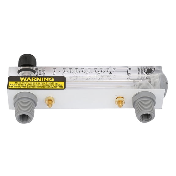 LZM-15T 0.1-0.5GPM Knob Panel Type Liquid Flowmeter Flow Meter Measurement ZG1/4"