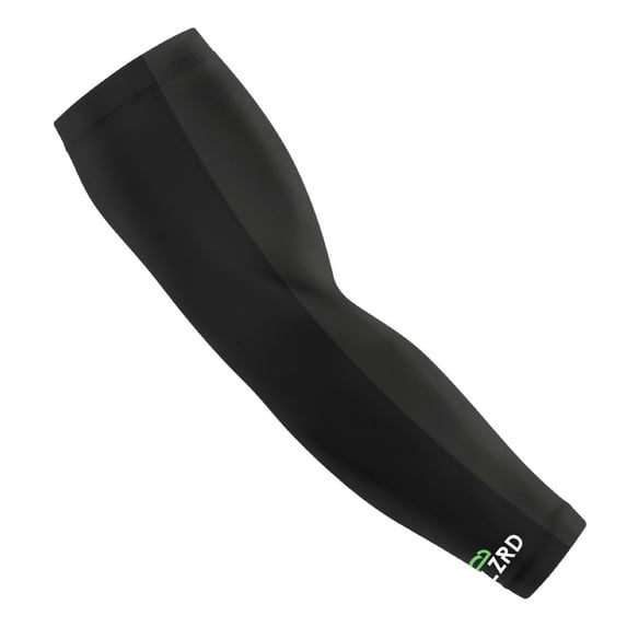 LZRD Tech Football Sleeve - Max Grip Compression Arm Sleeve with Moisture Wicking Fabric, Protection from Turf Burns & Scrapes - NCAA Legal UV Protection Sleeves - Youth Large, Black