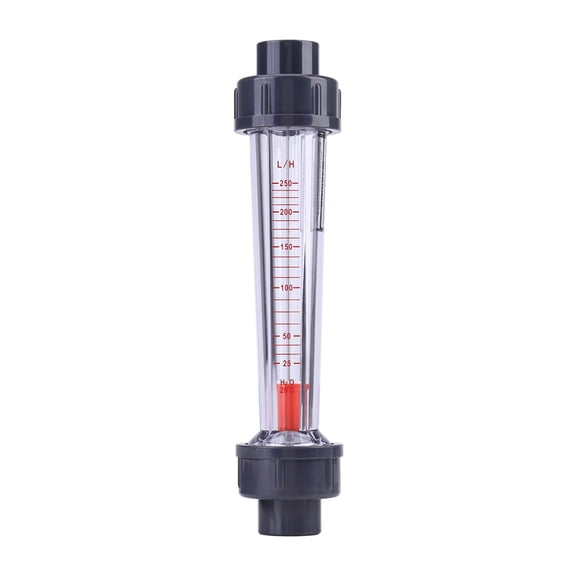 LZS-15 25-250L/H Flow Meter Plastic Tube Type Water Rotameter Liquid Clear Flowmeter Measuring Tools For Chemical Light For DN15 ,Energy-Saving
