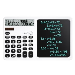LZX-J01 Handwriting Tablet with 7-Inch Screen and Multi-Function Calculator, 1-Set, White
