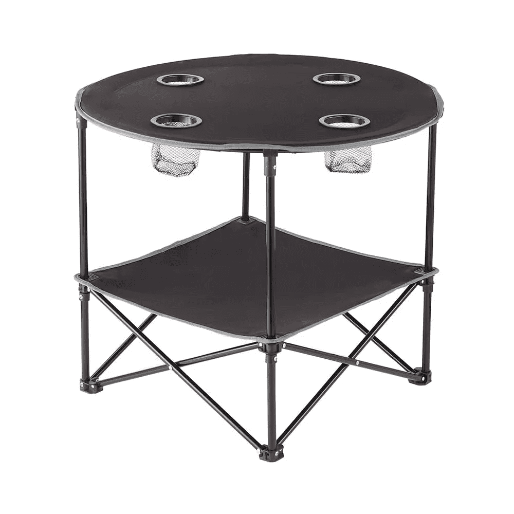 LZY Portable Folding Picnic Table with Bench Storage for Tailgating