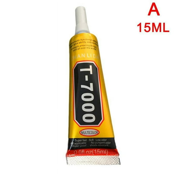 LZYWOD 1PCS 0.5oz / 1.7oz T7000 Mobile Phone Repair Adhesive Black Clear Liquid Glue LCD Screen Frame Super DIY Glue D9E6