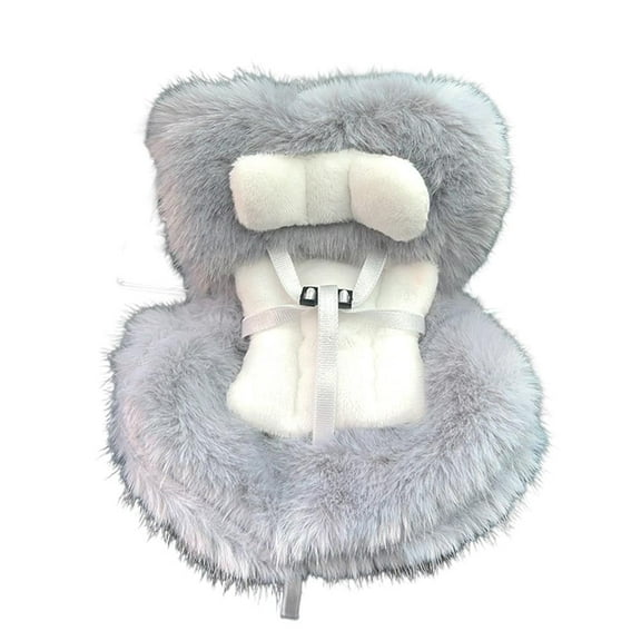 LZYWOD Car Seat for Dolls - Doll Carseat for 10-17cm Figures, Car Accessories with Seat Belt, Cute Car Decoration for Dashboard Display, Mini Doll Chair for Collectors