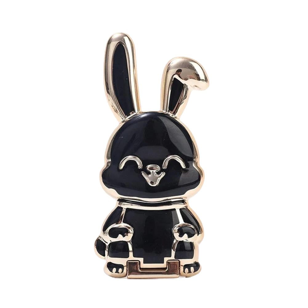 LZYWOD Rabbits Mobile Phones Hardware Rod New Back Stick Cartoon Rings