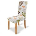 thumbnail image 1 of LZYoehin Stretch Printed Chair Cover Mid Back Living Room Dining Room Floral Decorative Chair Cover, 4 Pack, Maple leaf, 1 of 9