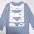thumbnail image 1 of LZZEM4 Pack T-Shirt Ruler Guide T-Shirt Alignment Ruler Heat Press Alignment Tool Measurement Ruler for Fabric Cutting File Designs Supplies (White), 1 of 9
