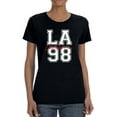 thumbnail image 1 of La 98 California T-Shirt Women -Image by Shutterstock, Female 3X-Large, 1 of 4