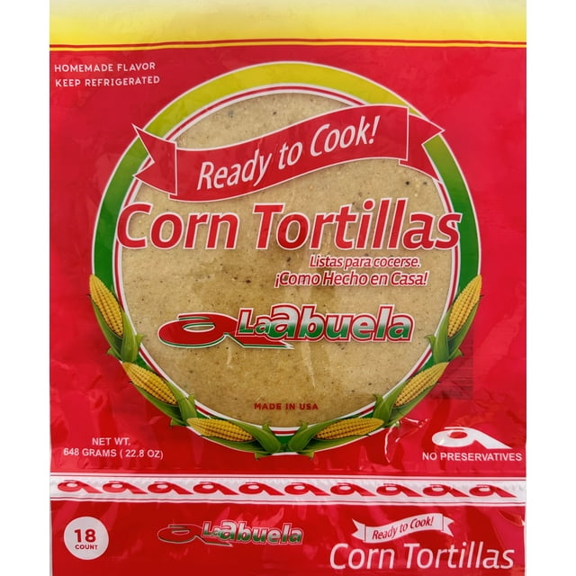 La Abuela Corn Tortillas, 22.8 oz, 18 Count