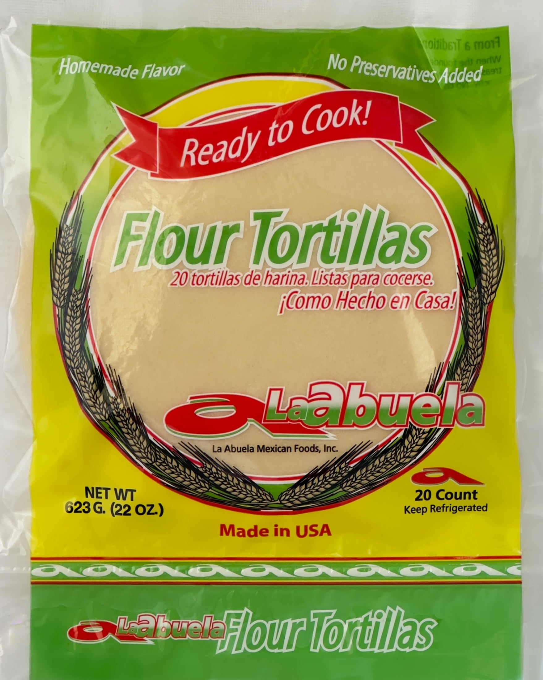 La Abuela Flour Tortillas, 20 Count