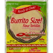 La Abuela Ready to Cook Burrito Size Flour Tortillas, 18.5 oz, 12 Count.