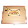 thumbnail image 1 of La Aurora Tubos Doble Figurado Gold Empty Wood Cigar Box 10" x 8" x 1.5", 1 of 6