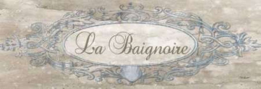 La Baignoire Sign Canvas Art - Todd Williams (12 x 36)