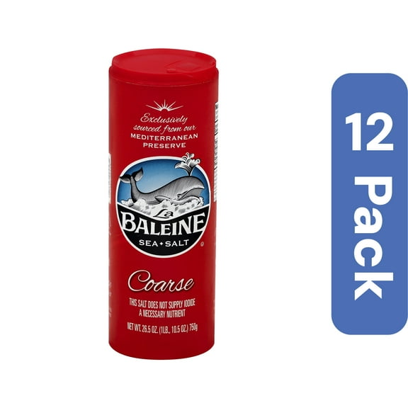 La Baleine Coarse Sea Salt 26.5 oz (Pack Of 12)