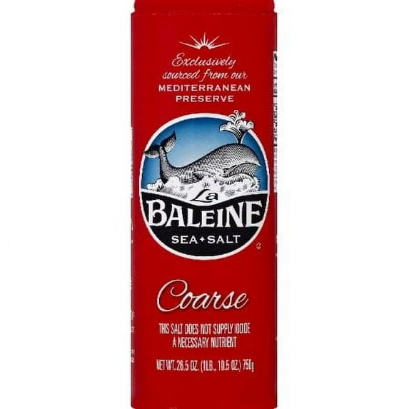 La Baleine Sea Salt, Coarse Crystals, 26.5?Oz