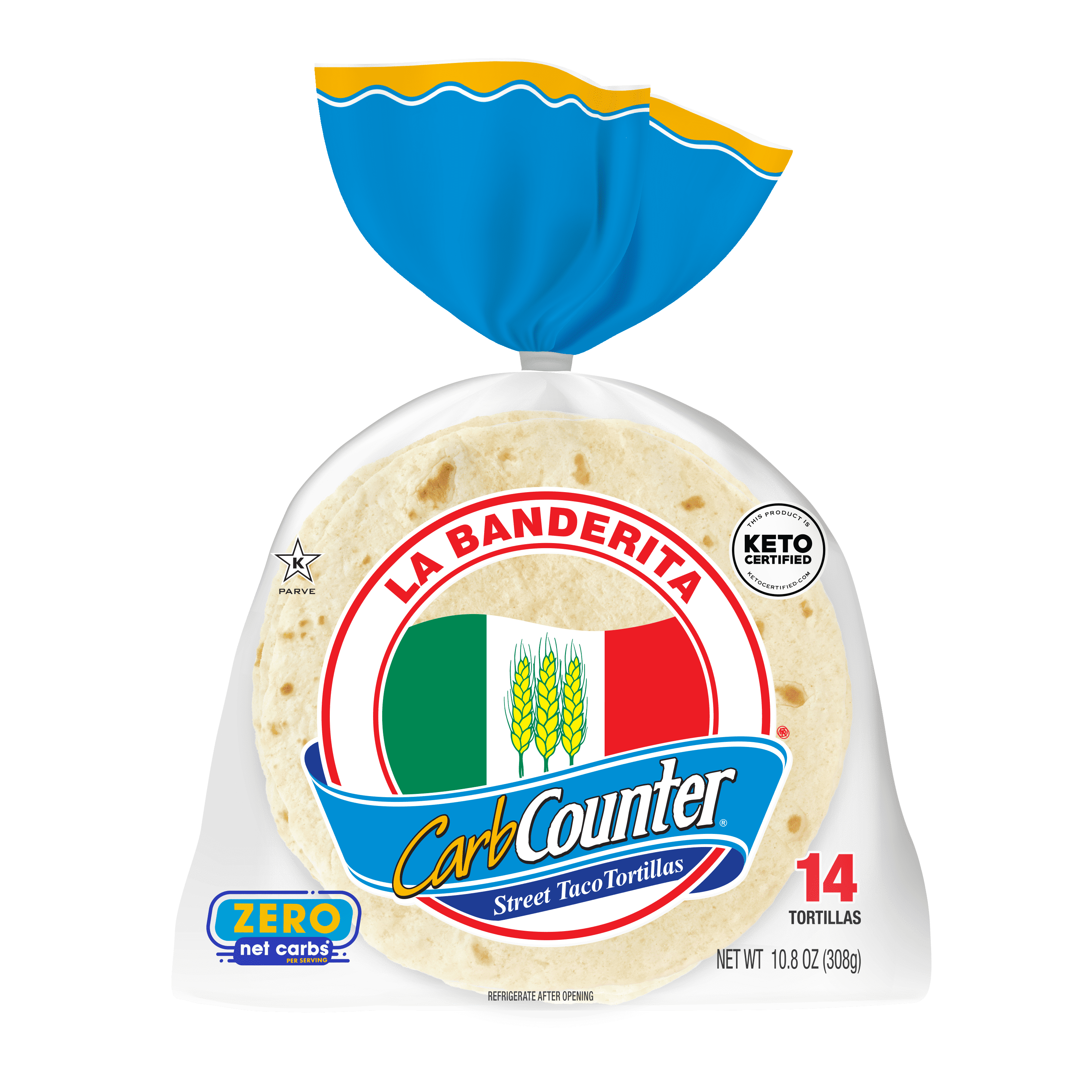 La Banderita Carb Counter 14 Count Street Taco Flour Tortillas