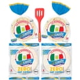 thumbnail image 1 of La Banderita Carb Counter® Zero Carb Tortillas Variety Pack | 4.5" & 8" Size | Keto Certified | 10.8 & 11.9 oz/e.| 14 & 8 Count (Pack of 2-4.5" & Pack of 2-8") with ValorServe™ Mini Kitchen Utensil, 1 of 9