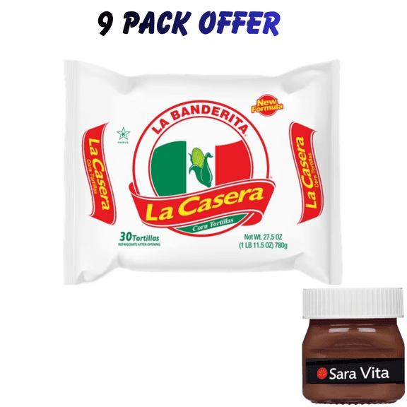 La Banderita Casera Corn Tortillas, 27.5 oz, 30 Count