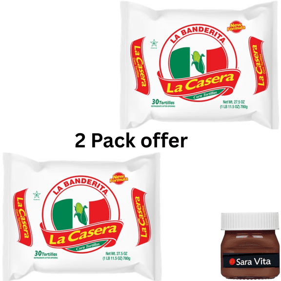 La Banderita Casera Corn Tortillas, 27.5 oz, 30 Count