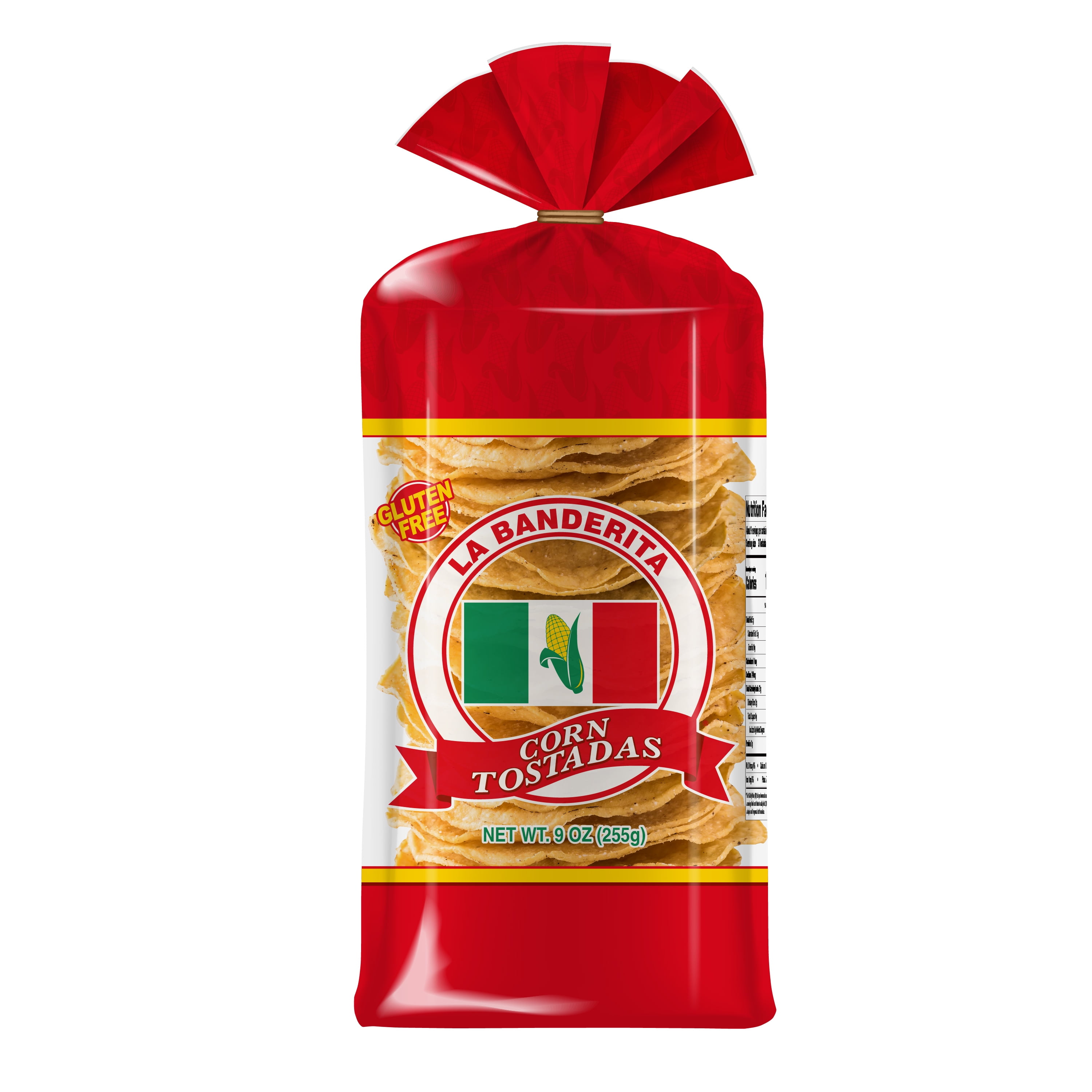 La Banderita Mini Corn Tostadas, 9oz Plastic Bag