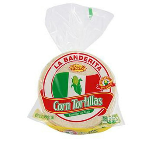 La Banderita Corn Tortillas 18Pk - 1 count only