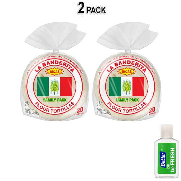 La Banderita Family Pack Flour Tortillas, 22.5 OZ, 20 Count