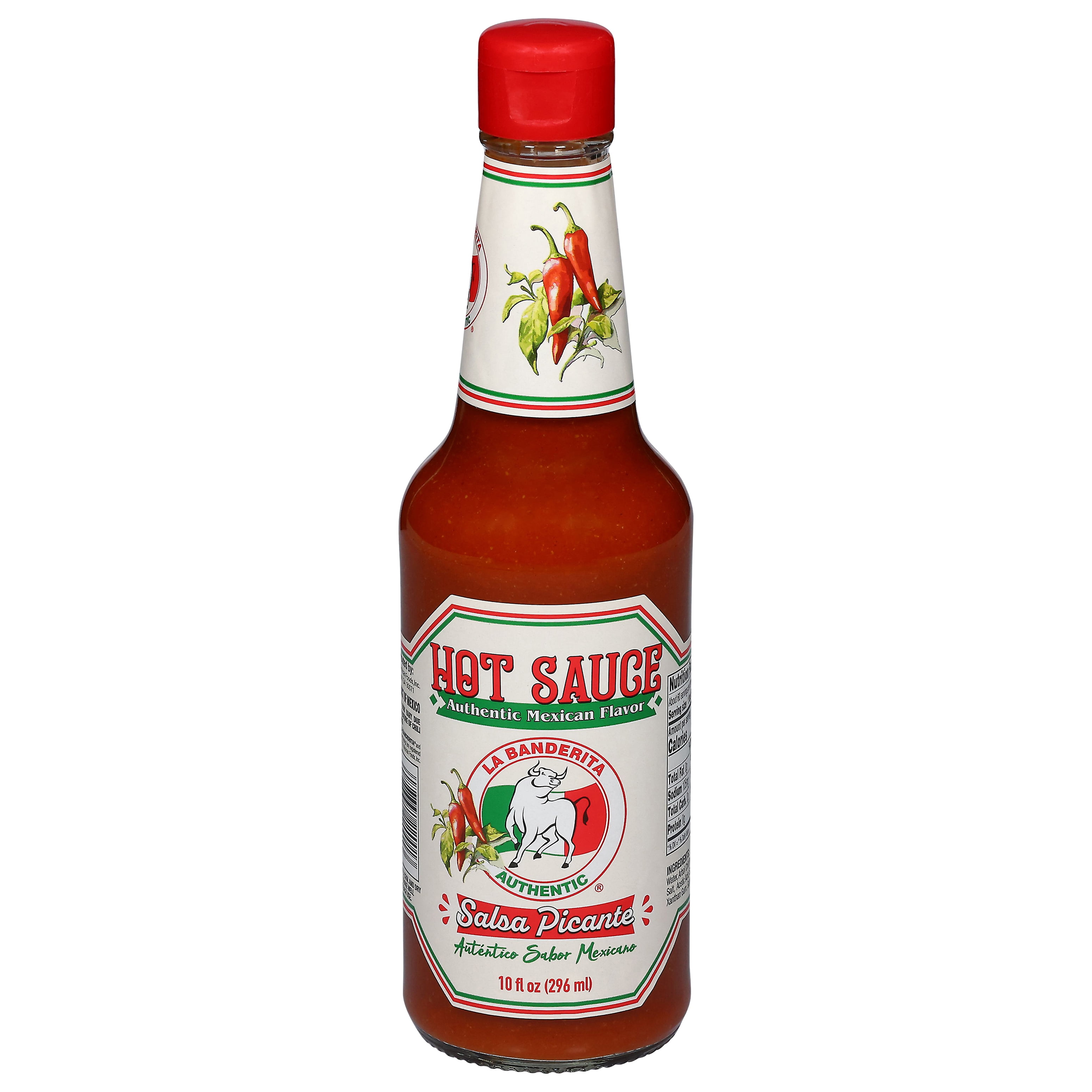 La Banderita® Hot Sauce | 10 FL OZ Hot Sauce| Made in Mexico | A perfect partner for every meal. (12 Bottles)