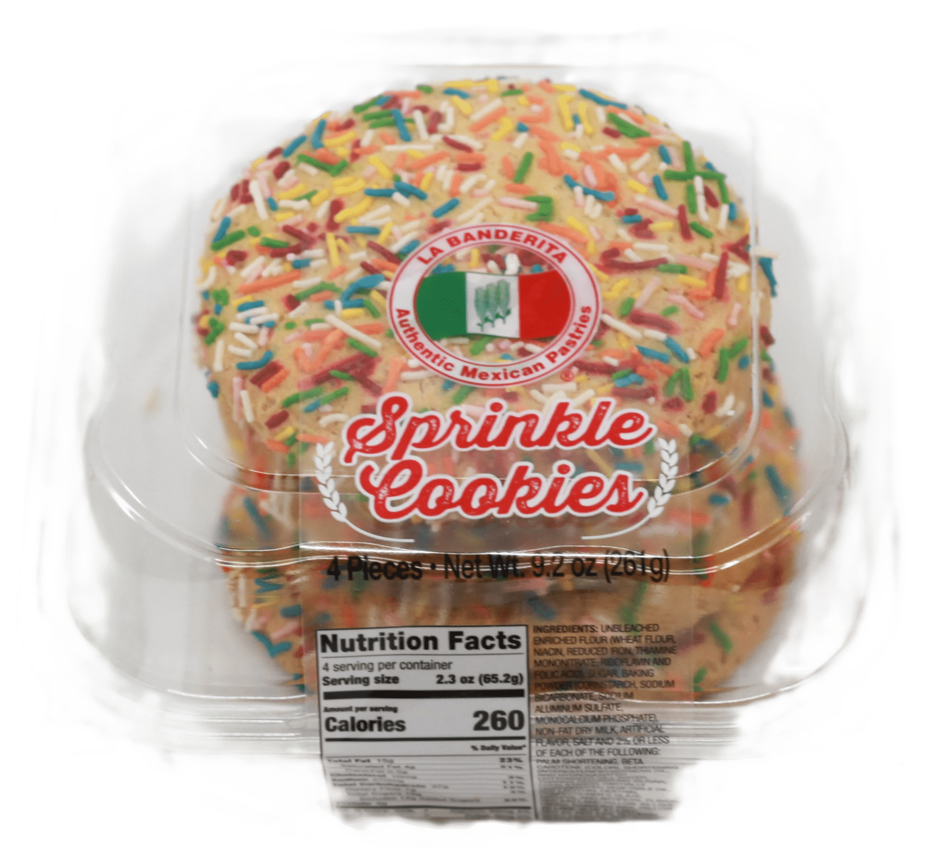 La Banderita Sprinkle Cookies, 4 Count, 9.2 oz