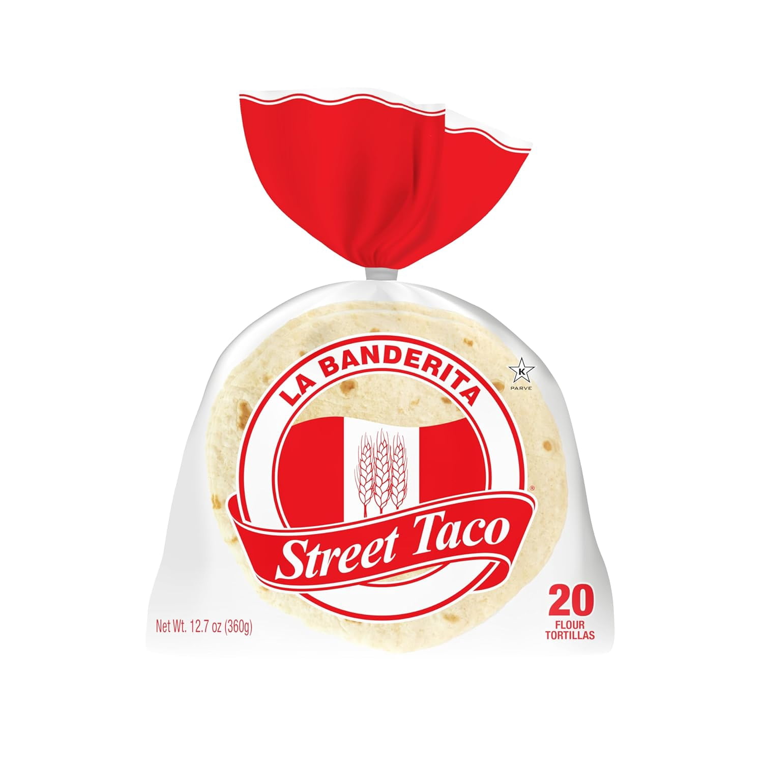 La Banderita Street Taco 4.5" Size Flour Tortillas 12.7 oz. 20