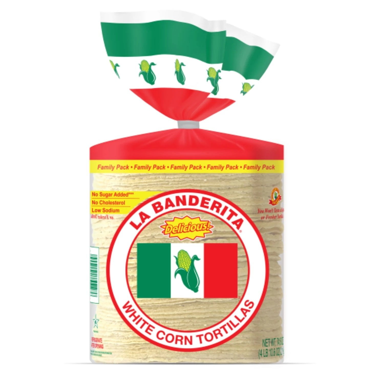 La Banderita White Corn Tortillas 74.6 Ounce