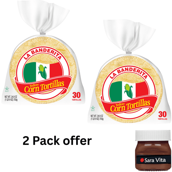 La Banderita Yellow Corn Tortilla 30 Count