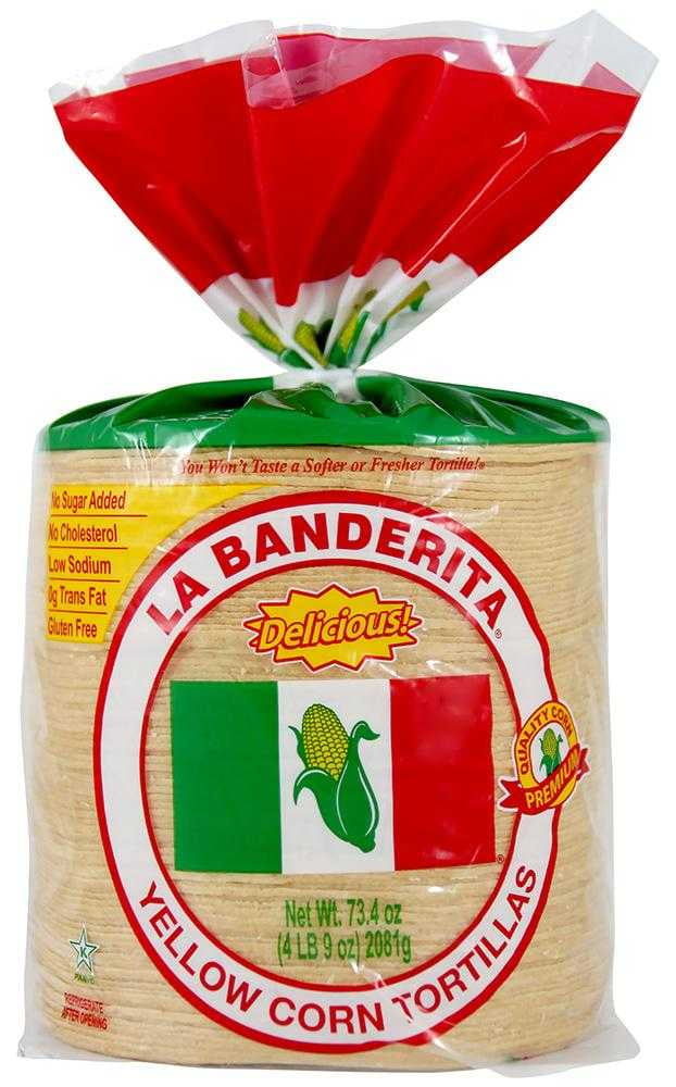 La Banderita Yellow Corn Tortillas 80ct