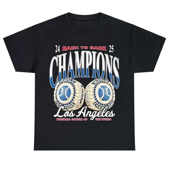 La Baseball Back to Back Champs Shirt, Los Angeles Baseball Tshirt, World Series 2025 Shirt, Baseball Tee, Baseball Lover Shirt