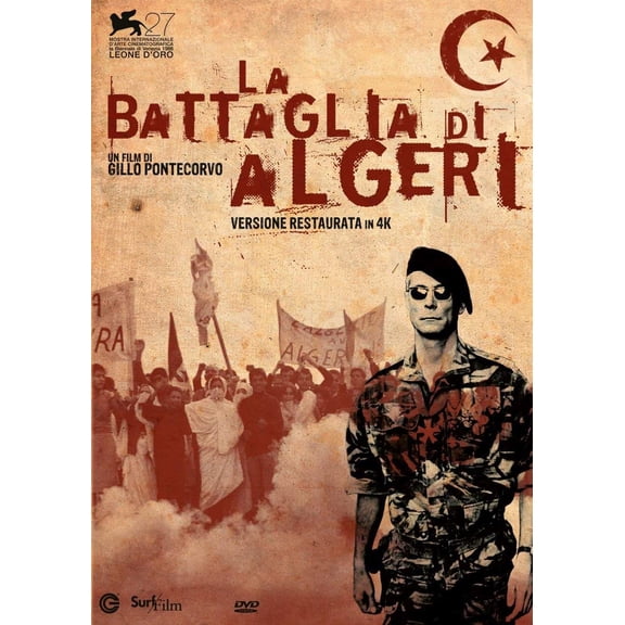 La Battaglia Di Algeri (Restaurata In 4K Ultra-HD) (DVD) Yacef Saadi Jean Martin Samia Kerbash