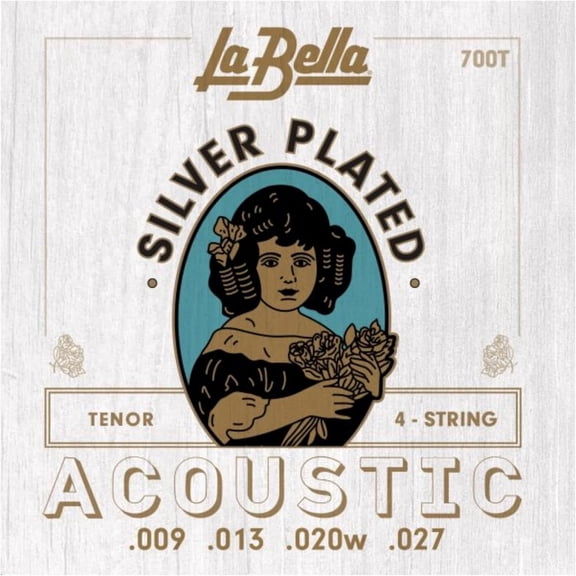 La Bella 760FL-CB Deep Talkin' Bass Stainless Steel Flat Wound Light Bass Guitar String 29-128