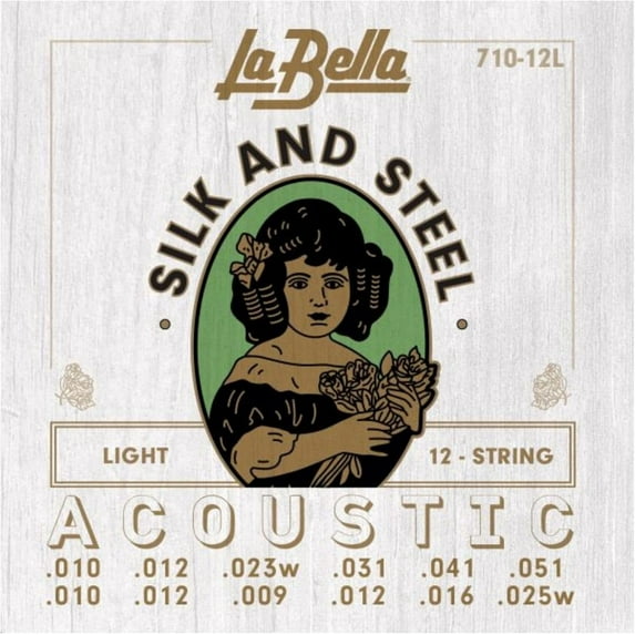 La Bella 720L-BE Tenor Banjo, Light, Ball-Ends 10-31
