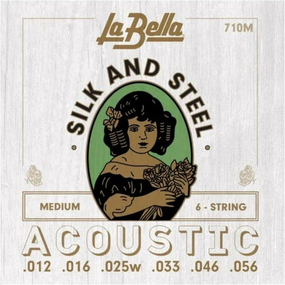 La Bella 760FGS-B Deep Talkin’ Bass Golden Alloy Flat Wound 5- String Standard Long Scale 45-128