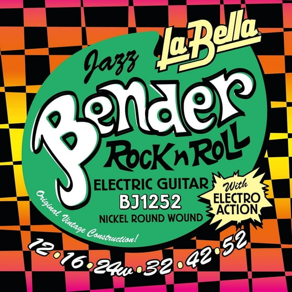 La Bella BJ1252 Jazz Bender Electric Guitar Strings With Wound 3rd 12 - 52