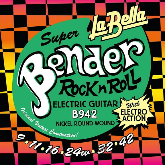 La Bella Bender Rock n Roll Electric Guitar Strings 09 - 42