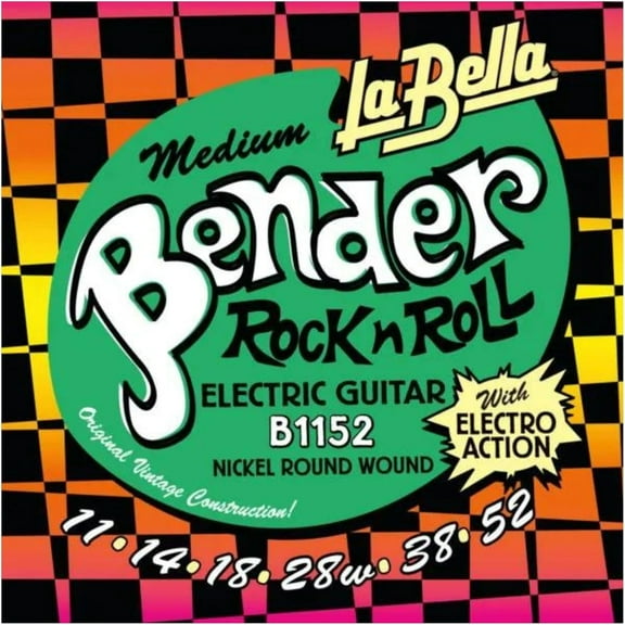 La Bella Bender Rock n Roll Electric Guitar Strings 11 - 52