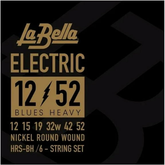 La Bella Blues Electric Guitar Strings Heavy (12 - 52)