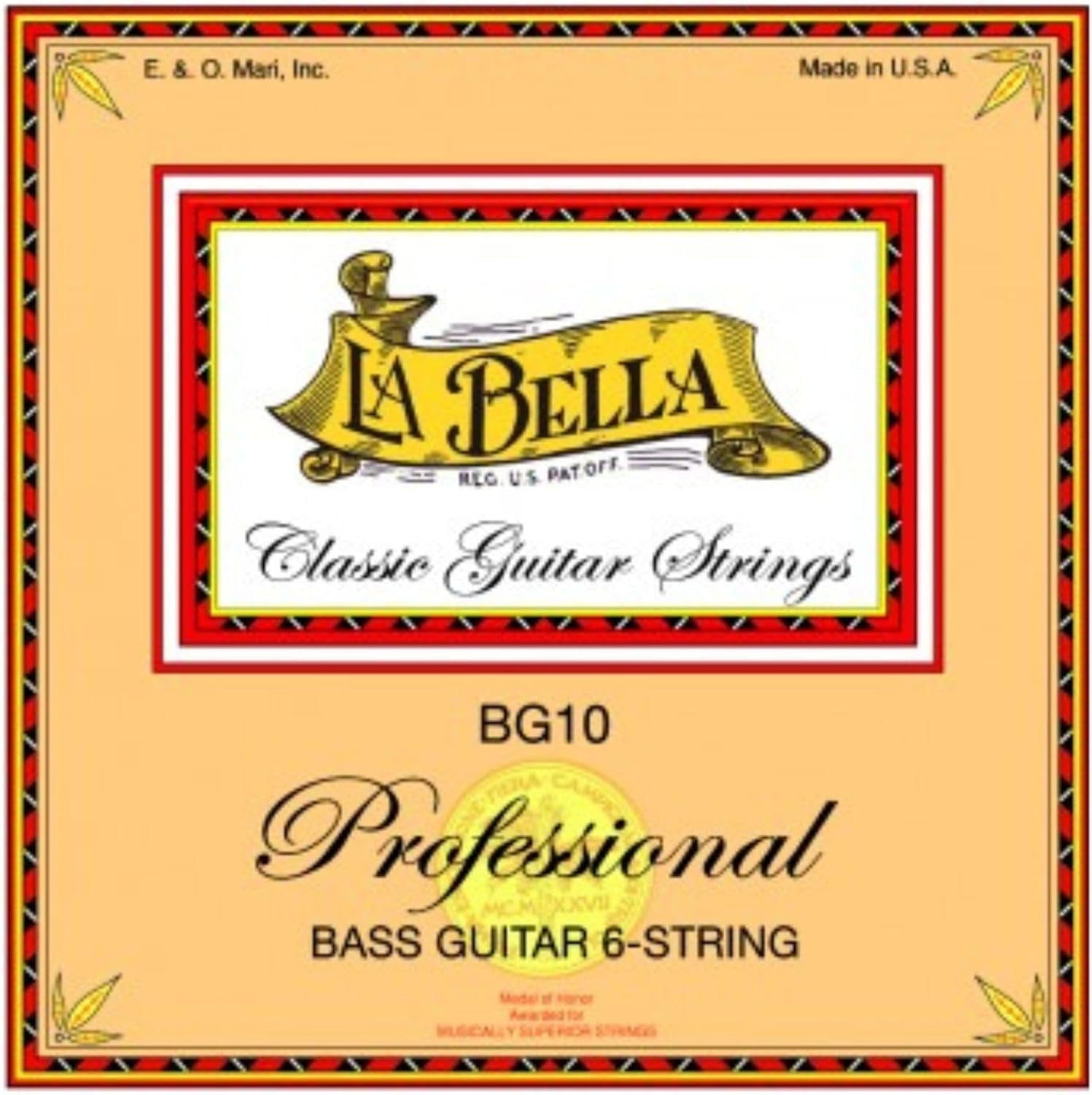 La Bella 760FS-S Deep Talkin' Stainless Steel Flat Wound - Standard Short Scale Bass Guitar Strings 45-105