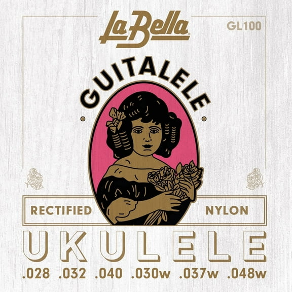 La Bella GL100 Guitalele Rectified Nylon Ukelele Guitar String 28-48