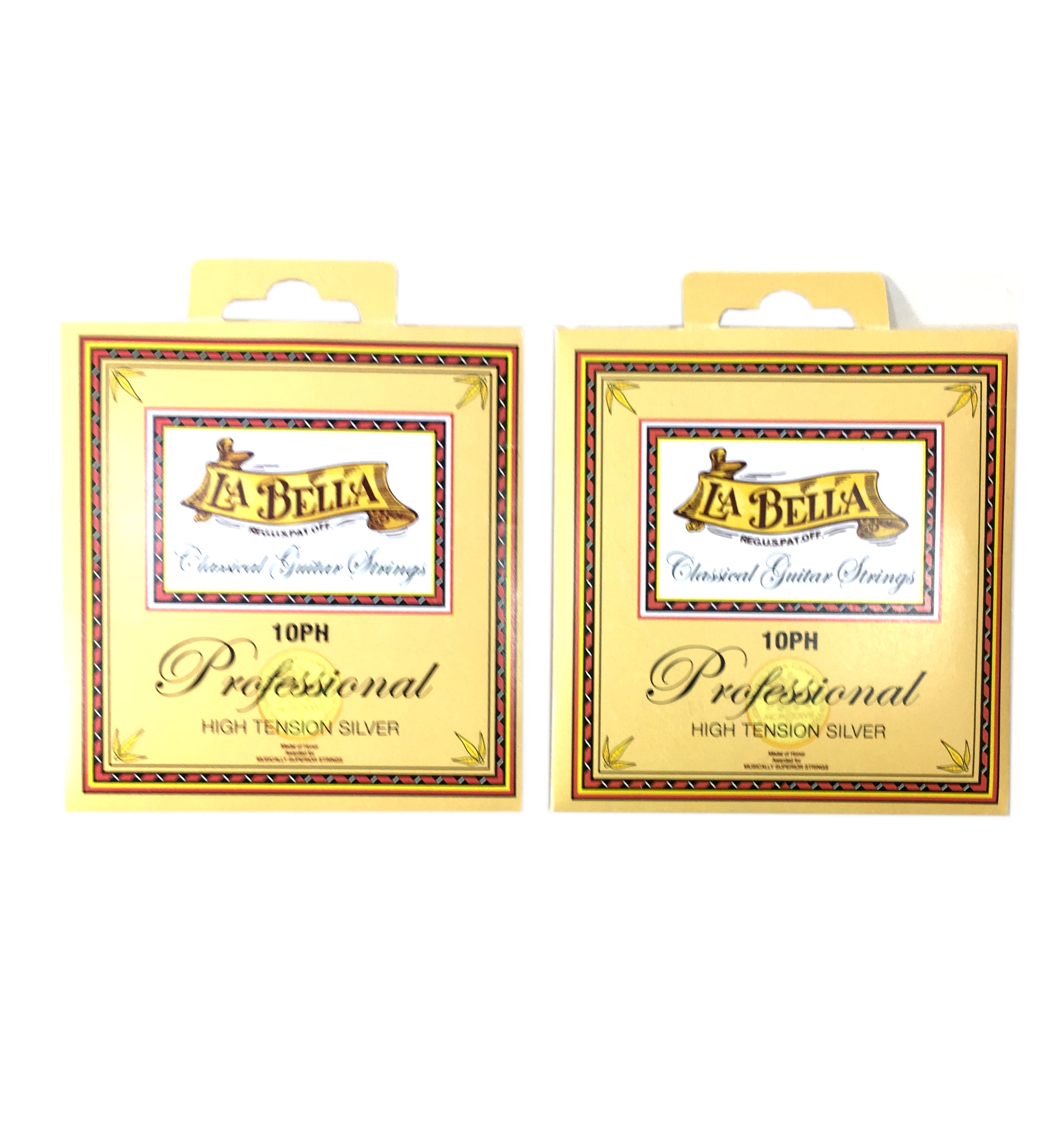 La Bella Guitar Strings - 2 Pack - Classical Professional Series High Tension Silver